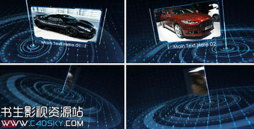 ae模板 高科技網格線條元素展示公司宣傳片視頻商品圖片介紹模板tech grid show免費下載